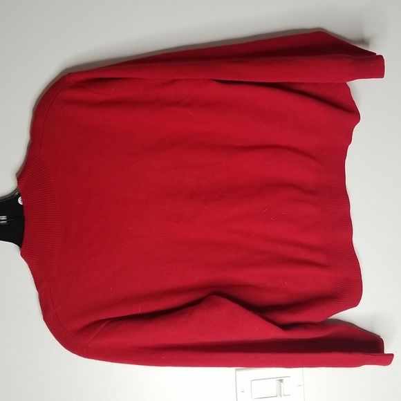 Wool Overs Women's popover cropped sweater sz large - Picture 5 of 5